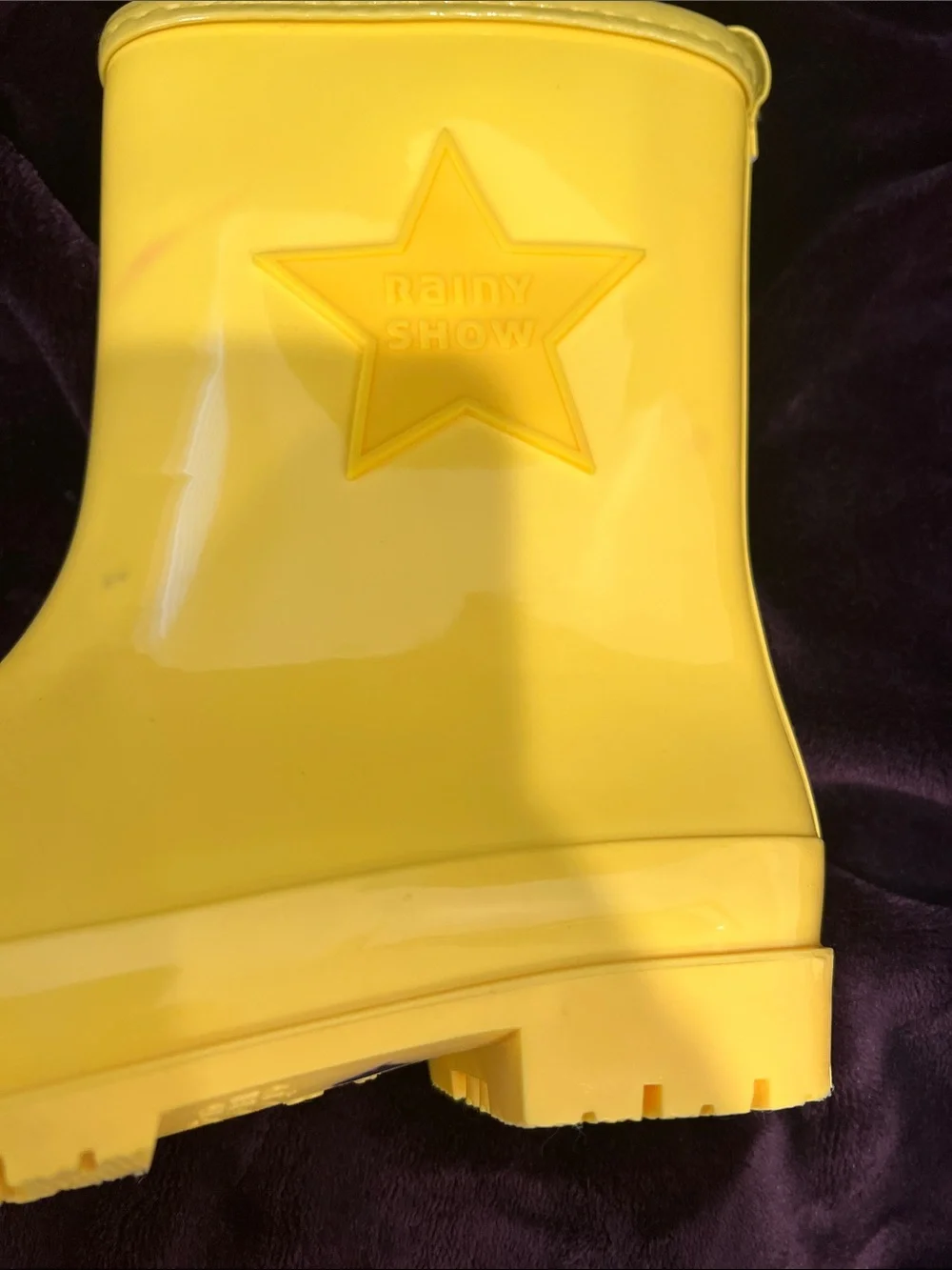Kids Yellow Waterproof Rain Boots